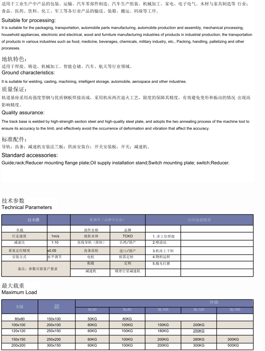 Tuogu DH customized handling and accessories