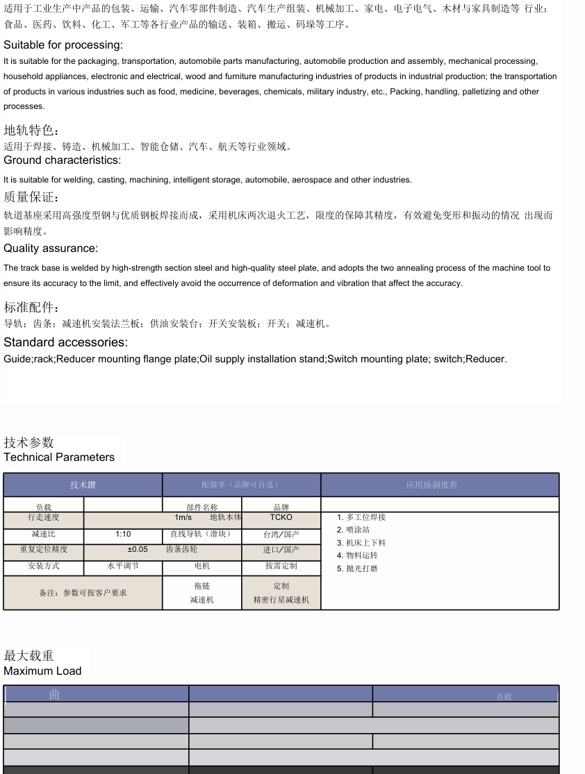 Tuogu DH customized handling and accessories