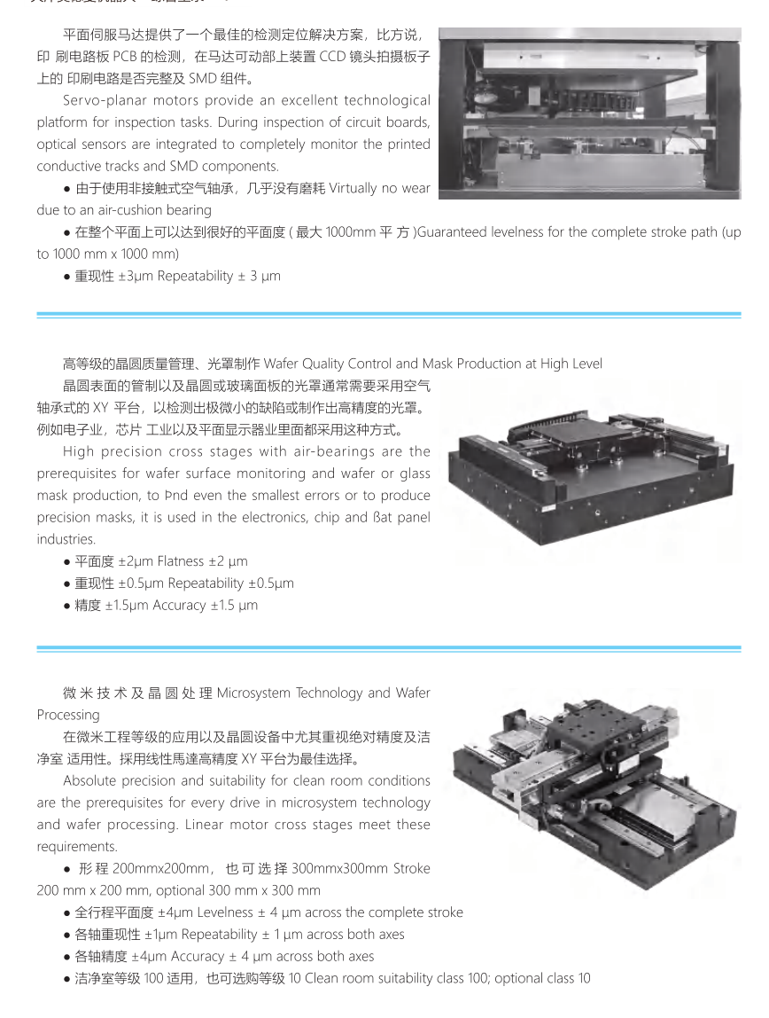 Modman linear-motor application references