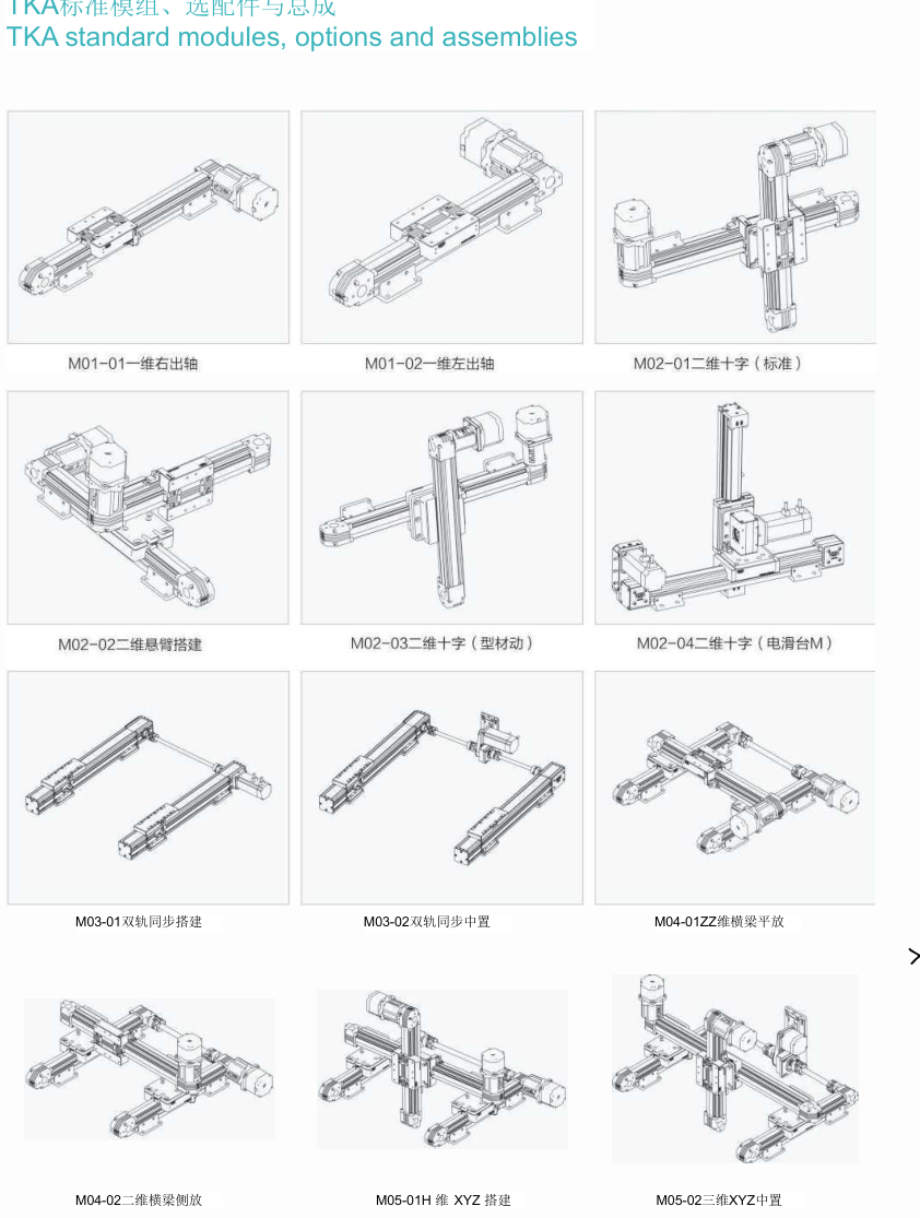 TKA assembly and accessory references