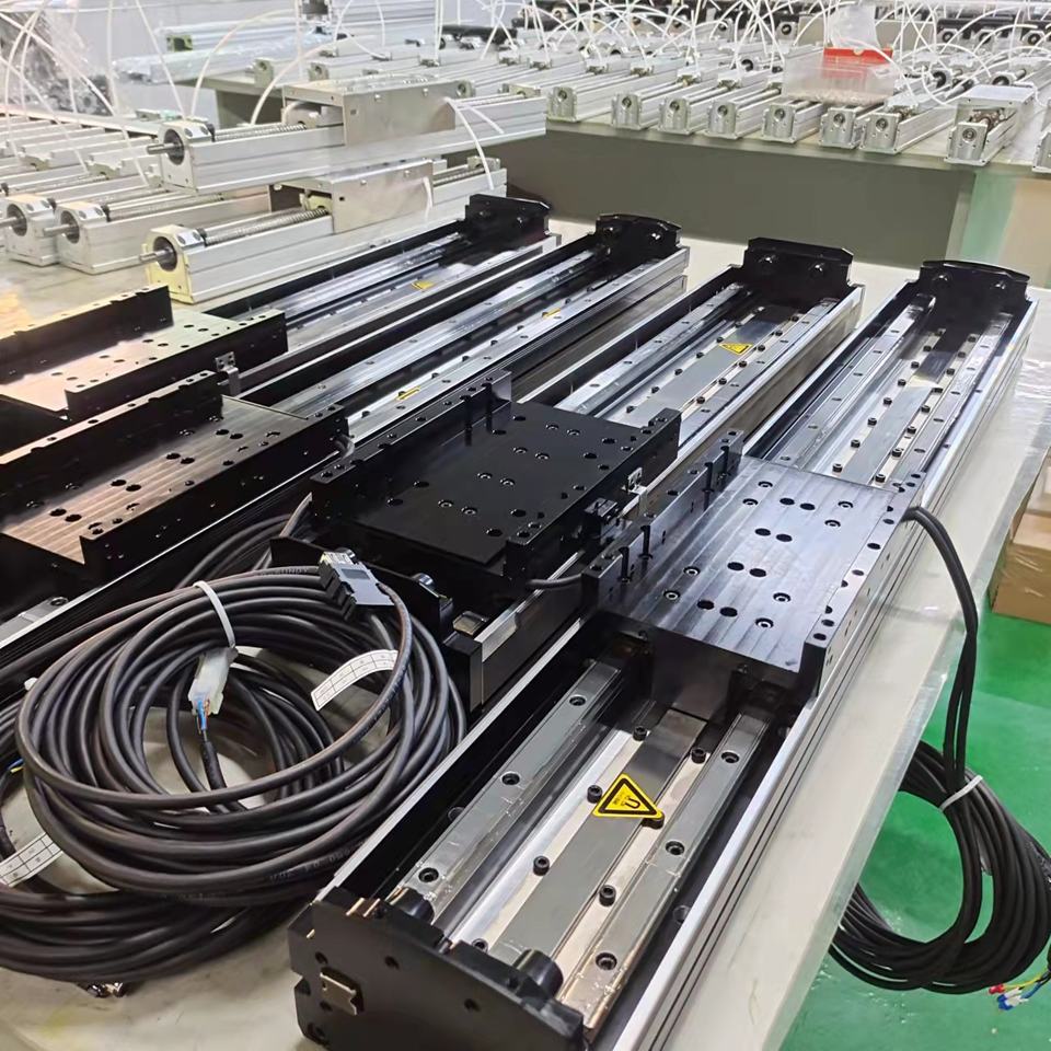 Cnc Hiwin Motorized Guide Axis Induction Ironless/iron Core Magnetic Vibrator Direct Drive Linear Actuator Motor · Source reference: Linear-module batch photo