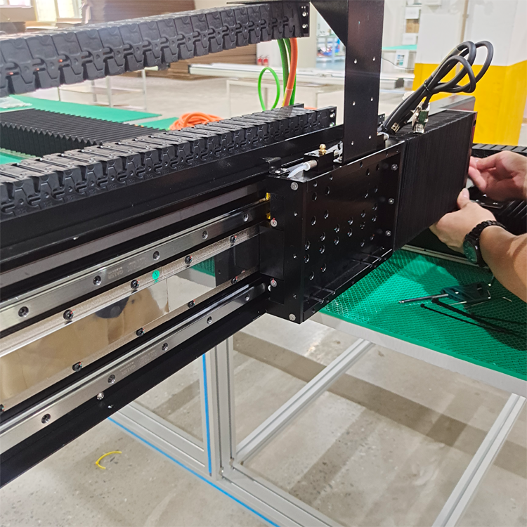 Heavy Payload Helical Rack and Pinion Cnc Rack and Pinion Drive Linear Module for XYZ Gantry Robot