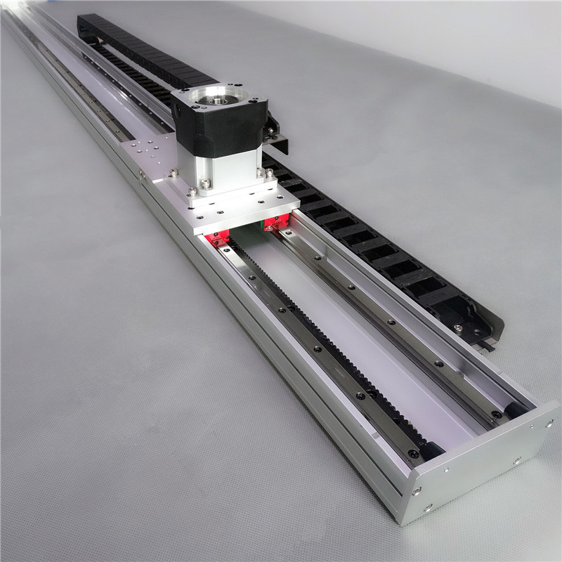 Heavy Load High Precision 50kg Pinion Rack Straight Slide Table Long Service Life